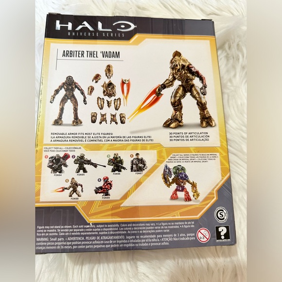 Halo Universe ARBITER THEL 'VADAM Wave 2 Imperial Grunt Build-A-Figure *NEW* - Picture 2 of 2